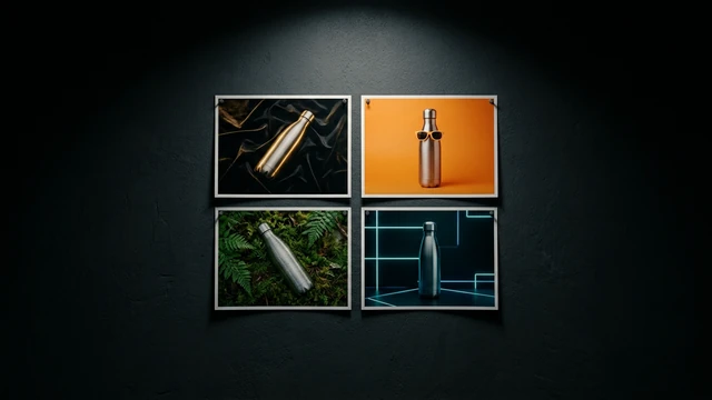 4 Werbekonzepte, Beispielbild