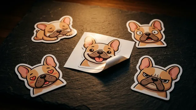 Stickers of your pet, illustrative image