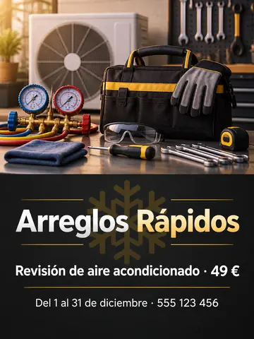 Saisonangebot für Dienstleistungen